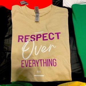 (ROE) short for RESPECT OVER EVERYTHING… Bringing back morals & principles